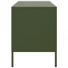 Szafka pod telewizor, oliwkowa, 68x39x50,5 cm, stalowa