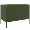 Szafka pod telewizor, oliwkowa, 68x39x50,5 cm, stalowa