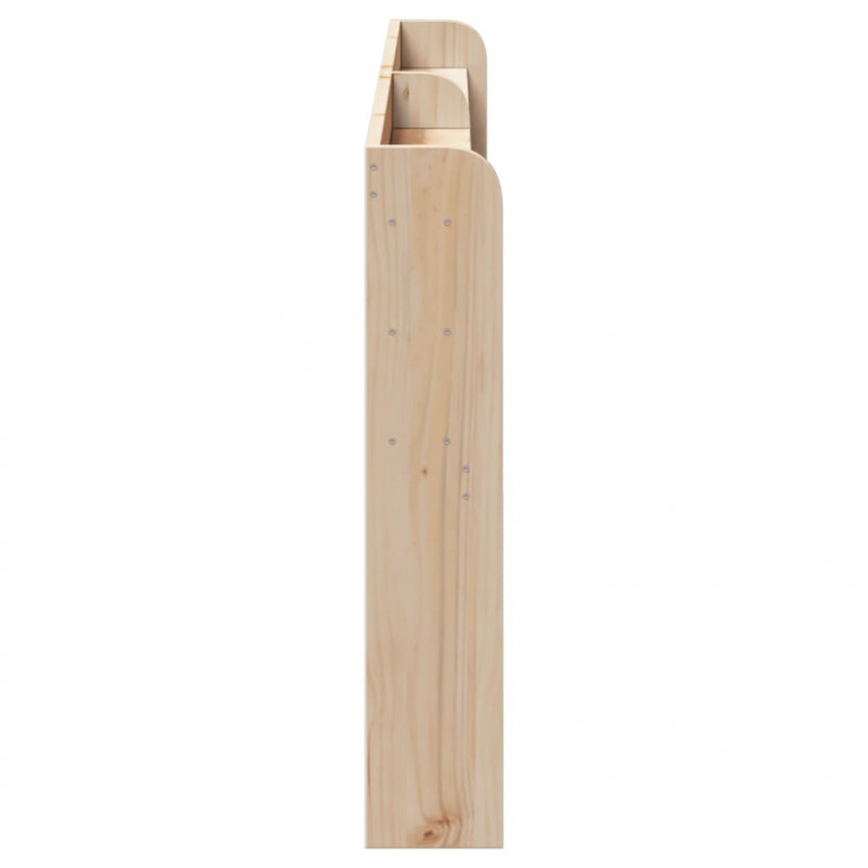 Wezgłowie do łóżka, z półkami, 200 cm, lite drewno sosnowe