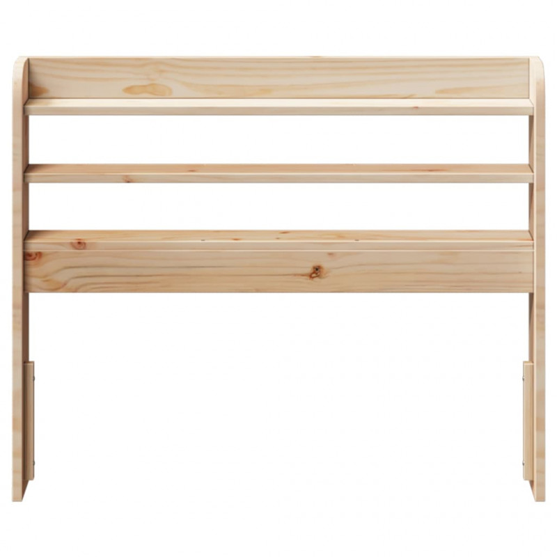 Wezgłowie do łóżka, z półkami, 100 cm, lite drewno sosnowe