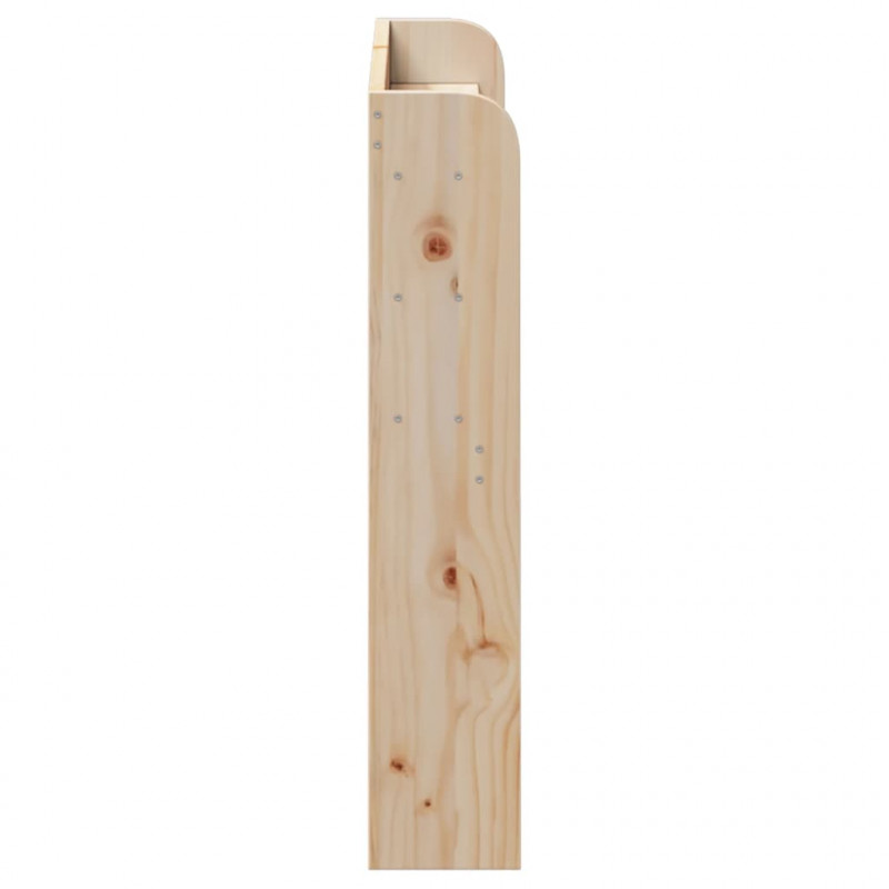 Wezgłowie do łóżka, z półkami, 100 cm, lite drewno sosnowe