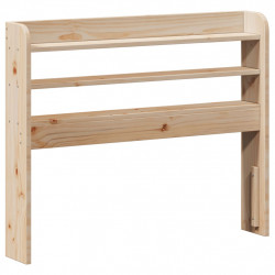 Wezgłowie do łóżka, z półkami, 75 cm, lite drewno sosnowe