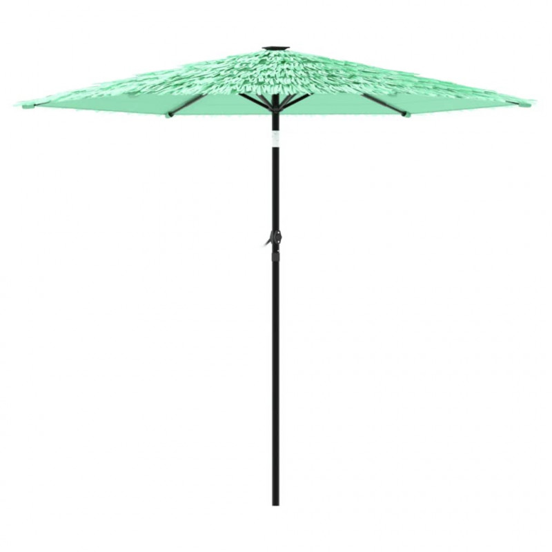 Parasol ogrodowy na stalowym słupku, zielony, 268x268x226 cm