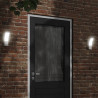Kinkiety zewnętrzne LED, 2 szt., białe, odlewane aluminium