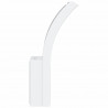Kinkiety zewnętrzne LED, 2 szt., białe, odlewane aluminium