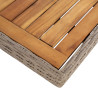 11-częściowy zestaw mebli ogrodowych, polirattan