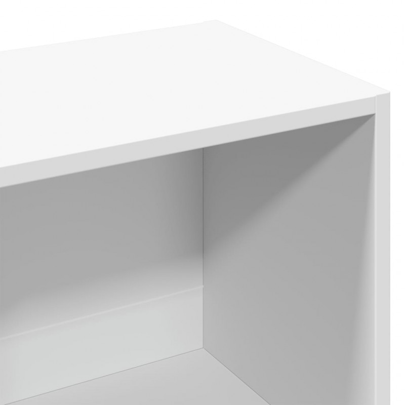 Regał, biały, 57x28,5x174 cm, materiał drewnopochodny