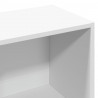 Regał, biały, 57x28,5x174 cm, materiał drewnopochodny