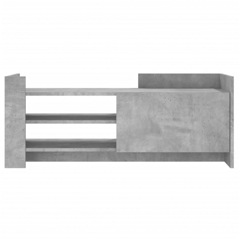 Szafka pod TV, szarość betonu, 100x35x40 cm