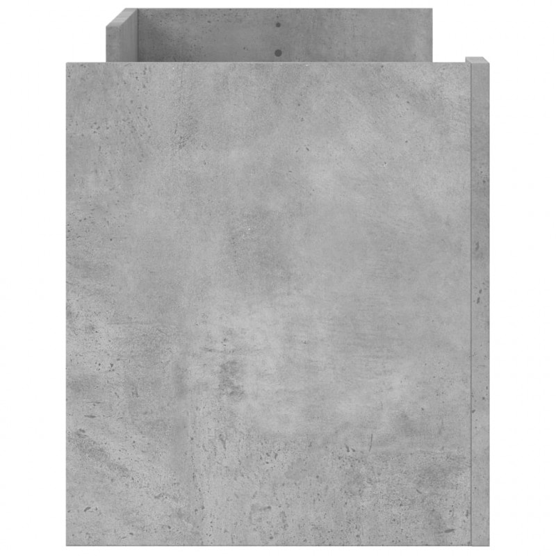 Szafka pod TV, szarość betonu, 100x35x40 cm