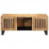 Stolik kawowy, 100x55x40 cm, lite surowe drewno mango