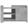 Stolik kawowy, szarość betonu, 80x50x50 cm