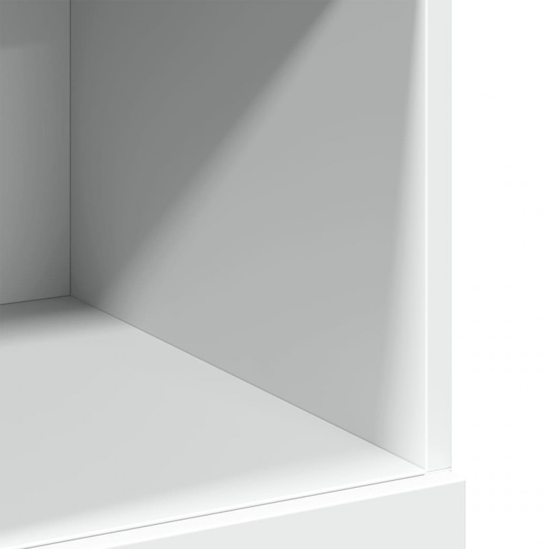 Wysoka szafka, biała, 80x42,5x124 cm, materiał drewnopochodny