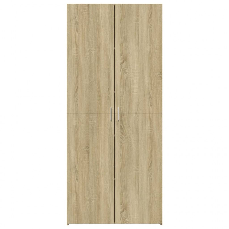 Wysoka szafka, dąb sonoma, 70x42,5x185 cm