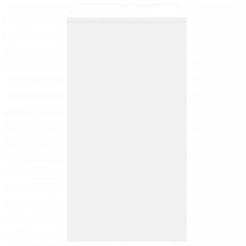 Toaletka ze stołkiem, biała, 60x40x113,5 cm