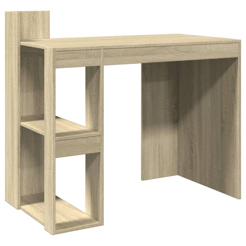Biurko, dąb sonoma, 103,5x56,5x94 cm, materiał drewnopochodny