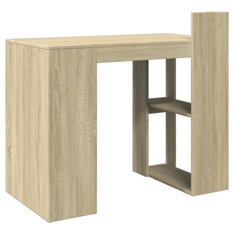 Biurko, dąb sonoma, 103,5x56,5x94 cm, materiał drewnopochodny