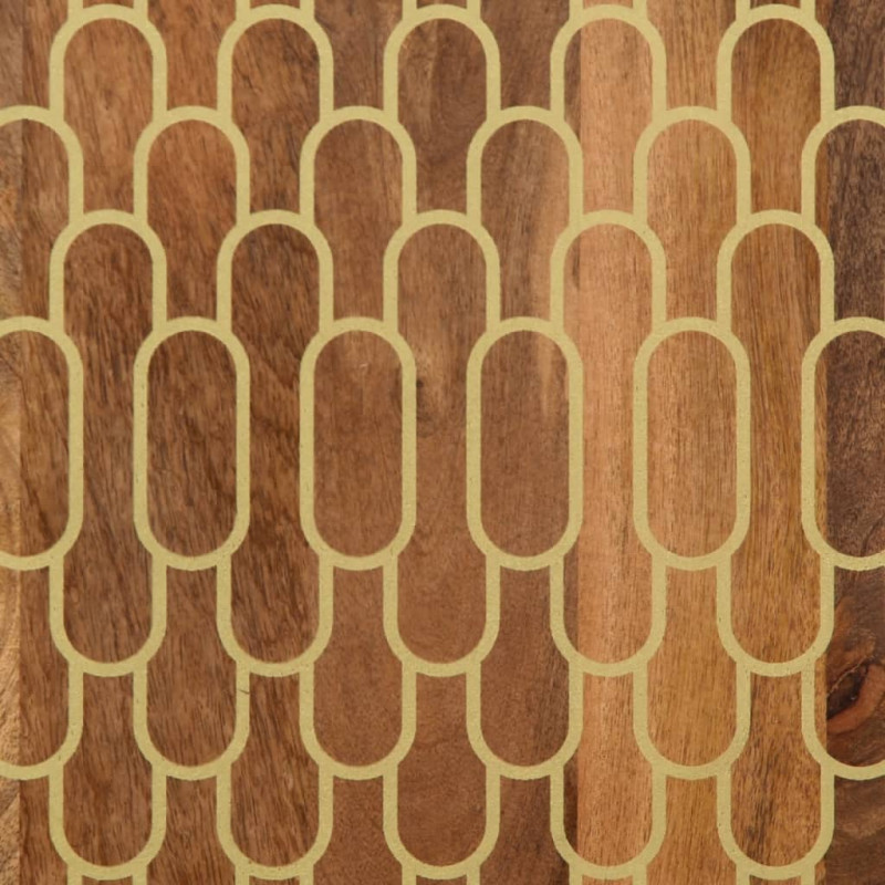 Stolik kawowy, 100x54x40 cm, lite drewno mango