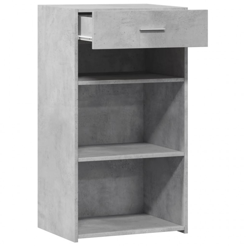 Szafka, szarość betonu, 50x42,5x93 cm, materiał drewnopochodny