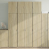 Wysoka szafka, dąb sonoma, 80x42,5x249 cm
