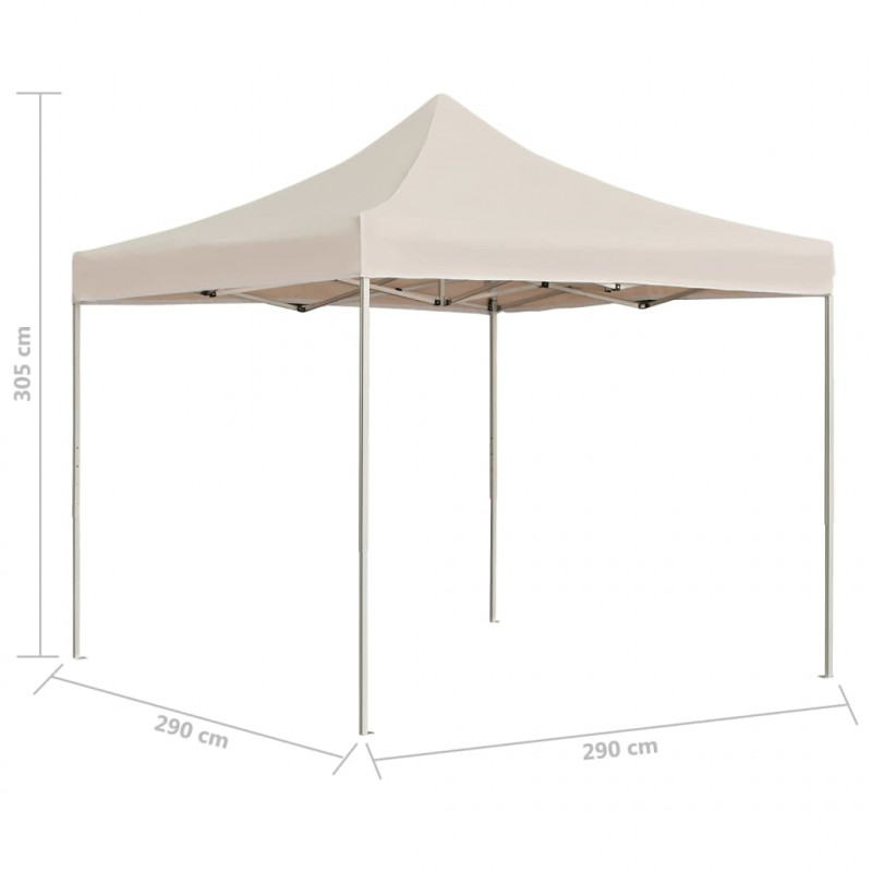 Profesjonalny, składany namiot imprezowy, 3 x 3 m, aluminiowy