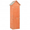 Schowek ogrodowy, 71 x 60 x 213 cm, drewniany