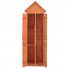 Schowek ogrodowy, 71 x 60 x 213 cm, drewniany