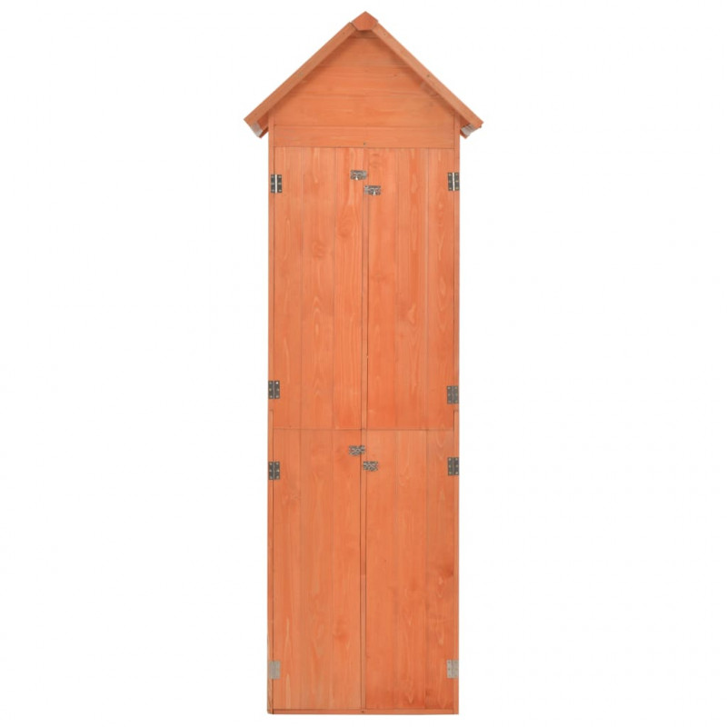 Schowek ogrodowy, 71 x 60 x 213 cm, drewniany