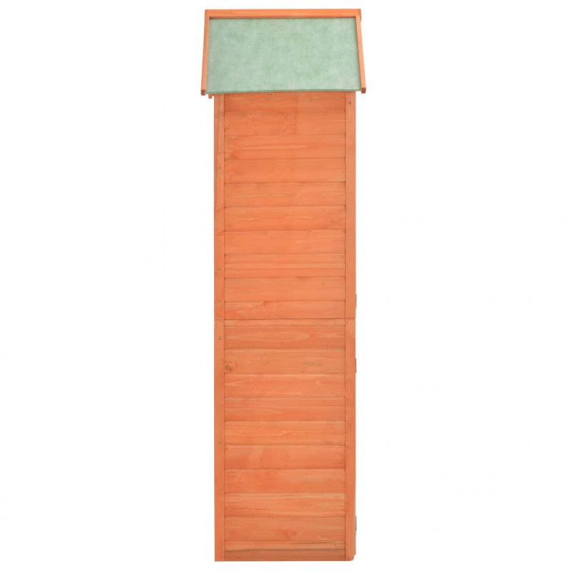 Schowek ogrodowy, 71 x 60 x 213 cm, drewniany