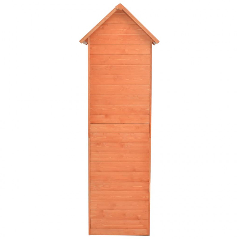 Schowek ogrodowy, 71 x 60 x 213 cm, drewniany