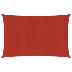 Żagiel przeciwsłoneczny, 160 g/m², czerwony, 2,5x4,5 m, HDPE