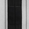 Moskitiera na drzwi z magnesami, 2 szt., czarna, 220x130 cm