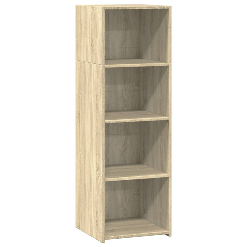 Wysoka szafka, dąb sonoma, 40x41x124 cm materiał drewnopochodny