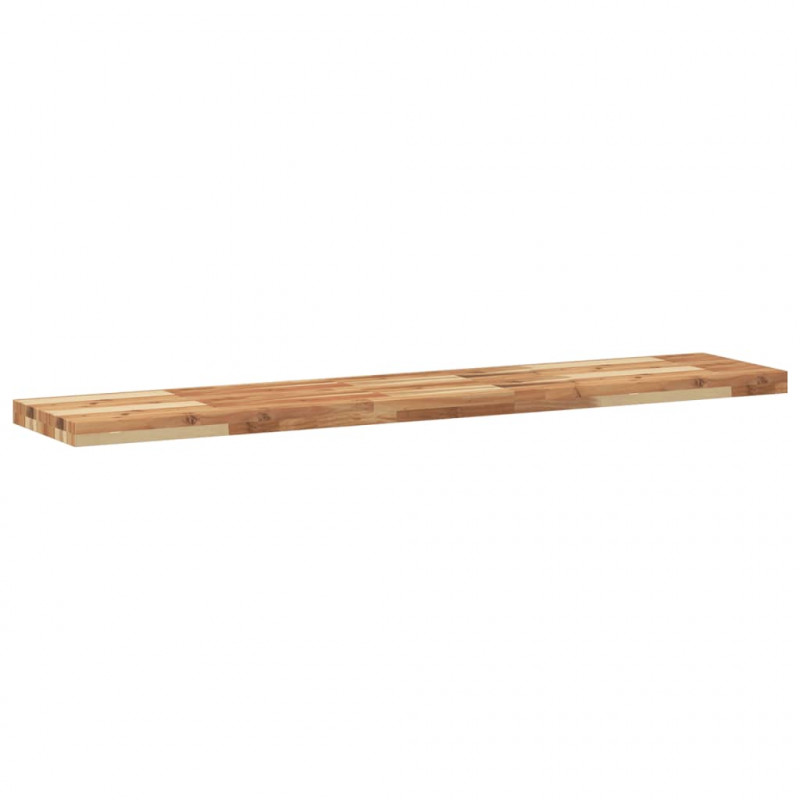 Półki ścienne, 2 szt., 120x30x4 cm, olejowane drewno akacjowe