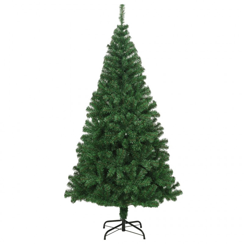 Sztuczna choinka o grubych gałązkach, zielona, 240 cm, PVC