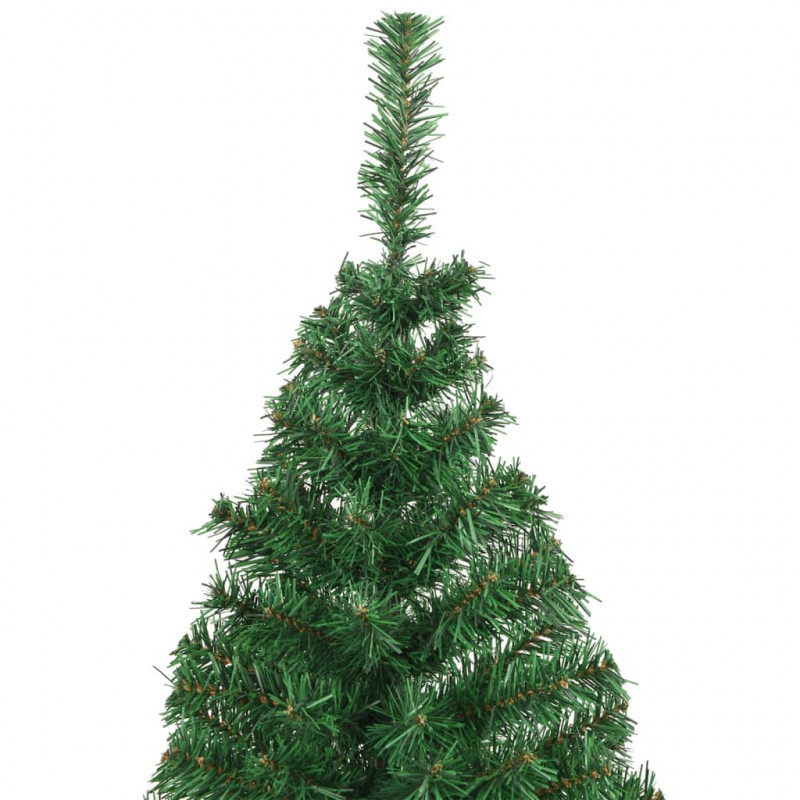 Sztuczna choinka o grubych gałązkach, zielona, 240 cm, PVC