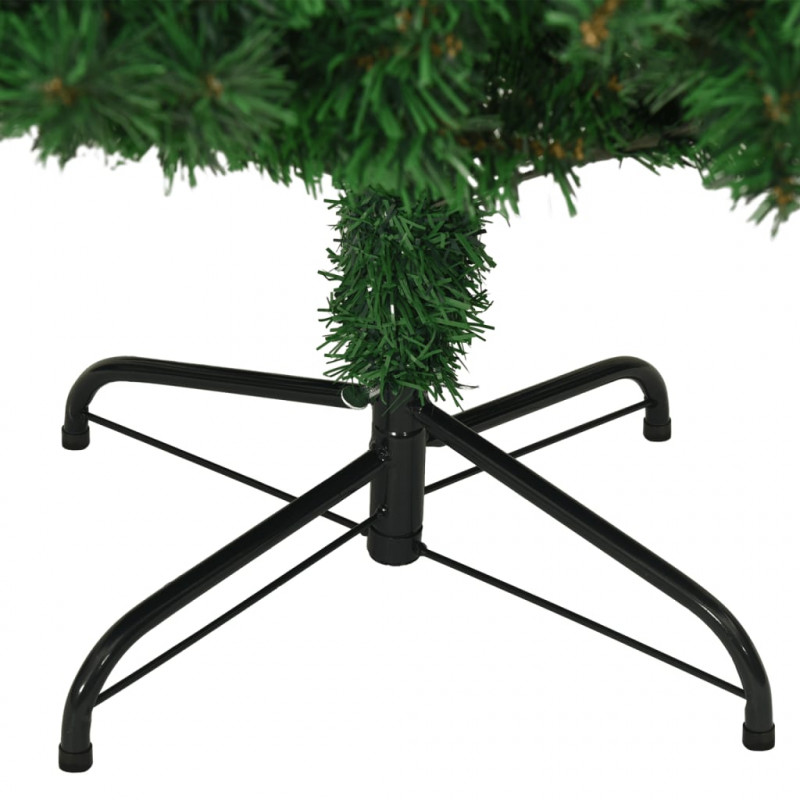 Sztuczna choinka o grubych gałązkach, zielona, 240 cm, PVC