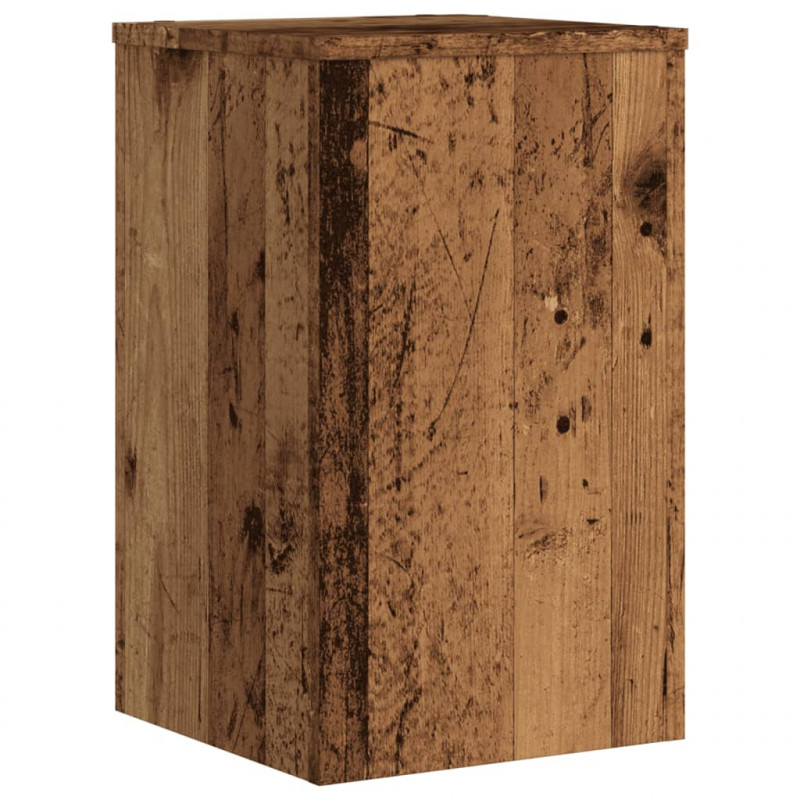 Podstawki pod doniczki, 2 szt., stare drewno, 30x30x50 cm