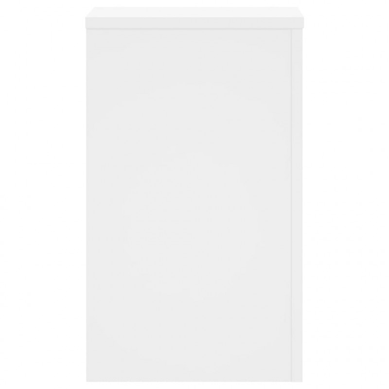 Podstawki pod doniczki, 2 szt., białe, 30x30x50 cm