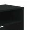 Szafka pod TV, czarna, 180x34x41 cm, materiał drewnopochodny