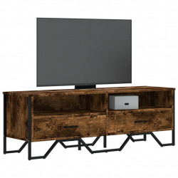 Szafka pod TV, przydymiony dąb, 122x34x41 cm