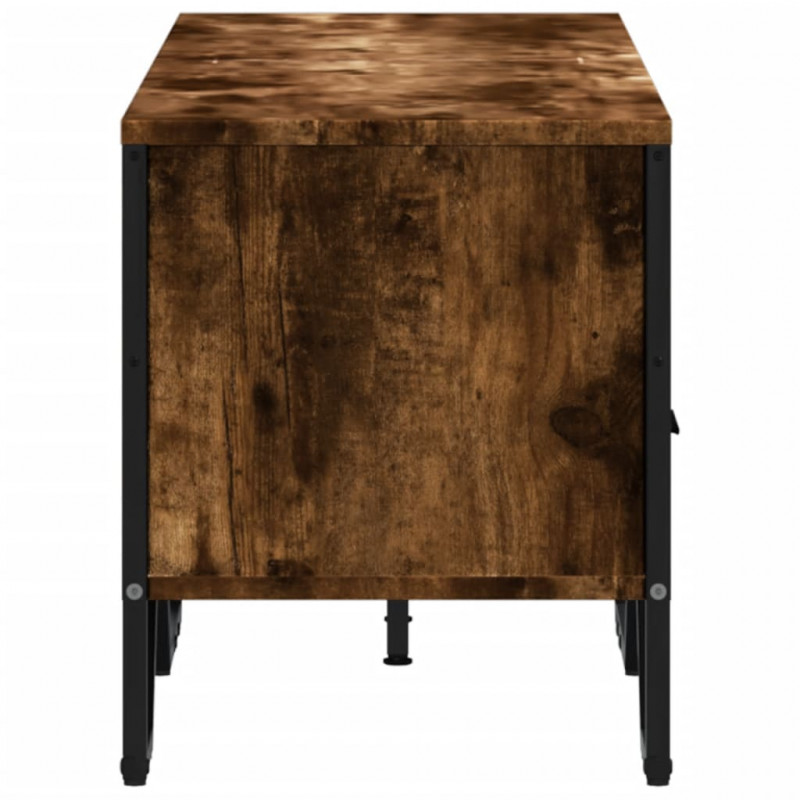 Szafka pod TV, przydymiony dąb, 122x34x41 cm