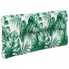 Poduszka na paletę, wzór w liście, 80x40x12 cm, tkanina