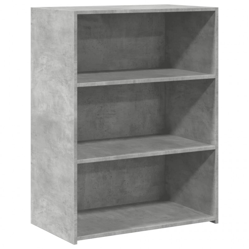 Szafka, szarość betonu, 70x41x93 cm, materiał drewnopochodny