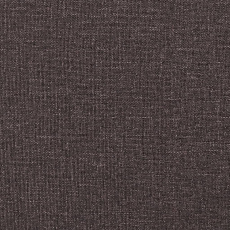 Rama łóżka bez materaca, ciemnobrązowa, 120x200 cm, tkaniną