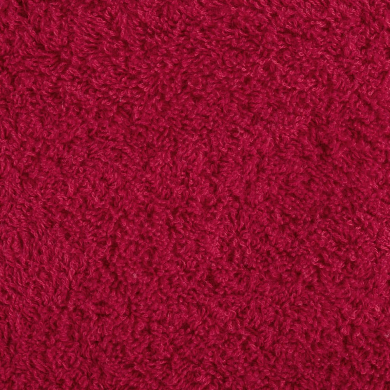 Ręczniki premium SOLUND, 4 szt., czerwone, 70x140 cm, 600 g/cm²