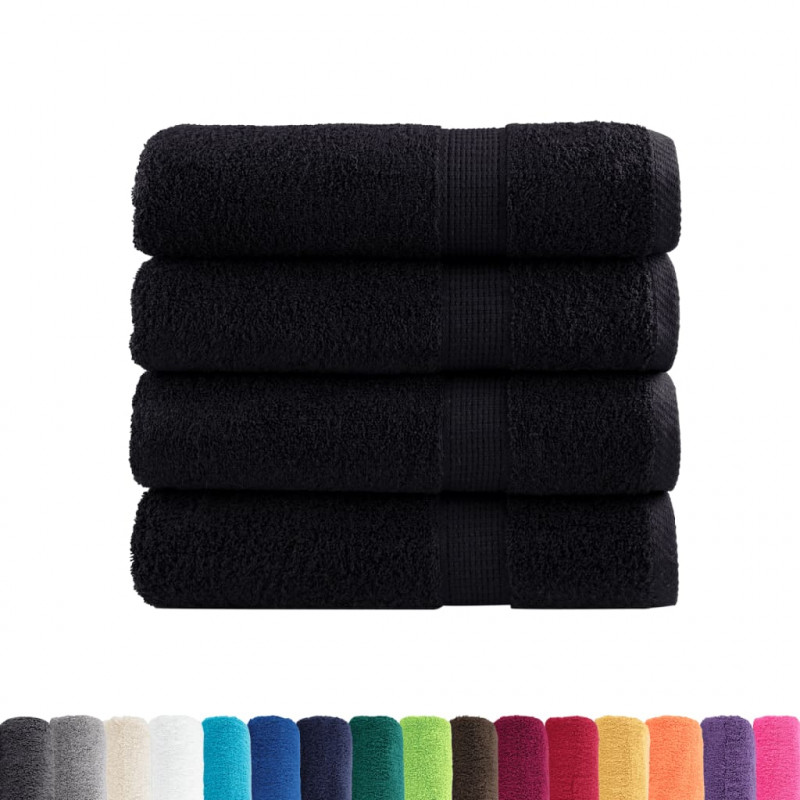 Ręczniki premium SOLUND, 4 szt., 100x150 cm, 600 g/cm²
