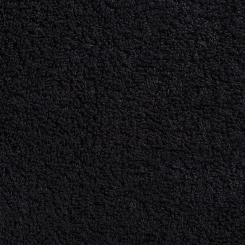 Ręczniki premium SOLUND, 4 szt., czarne, 50x100 cm, 600 g/cm²