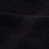 Ręczniki premium SOLUND, 4 szt., czarne, 50x100 cm, 600 g/cm²