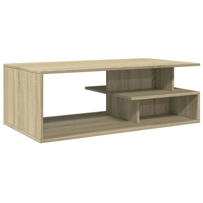 Stolik kawowy, dąb sonoma 102x55x35 cm materiał drewnopochodny